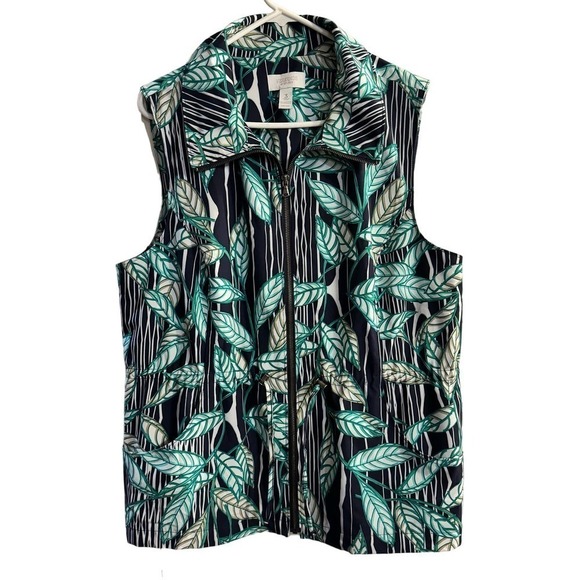 Chico’s Full Zip Lightweight with Pockets Vest Size XL - Picture 1 of 5